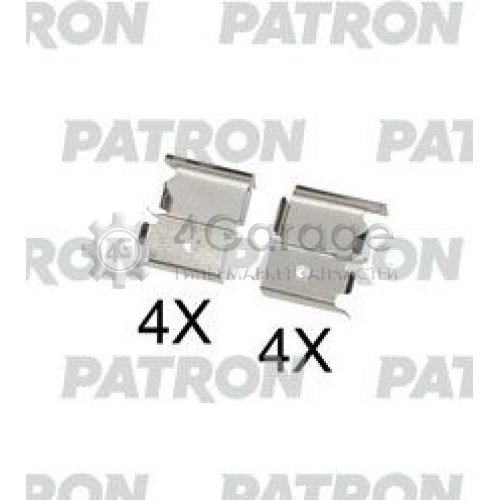 Комплектующие колодки дискового тормоза PATRON PSRK1069 в Москве
