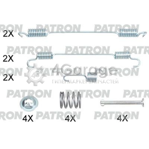 Комплектующие тормозная колодка PATRON PSRK0118 в Москве