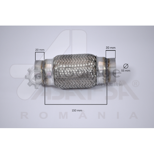 ASAM 60100 Гофрированная труба выхлопная система