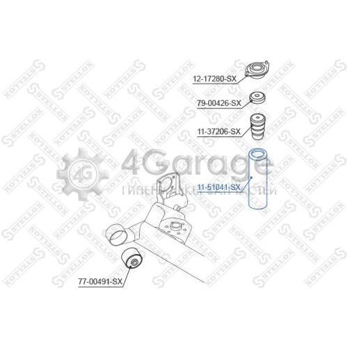 STELLOX 1151041SX Защитный колпак / пыльник амортизатор