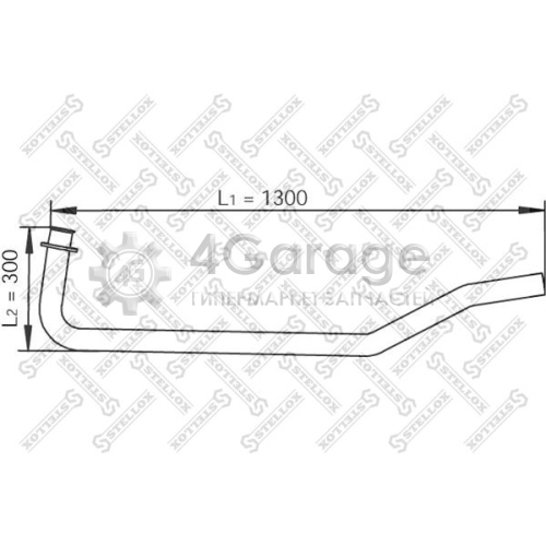 STELLOX 8203591SX Труба выхлопного газа