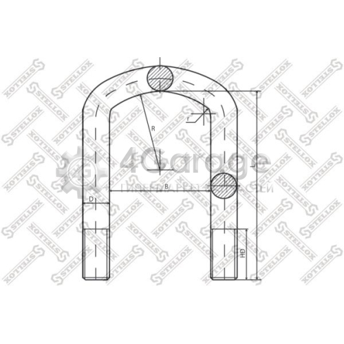 STELLOX 8464612SX Стремянка рессоры