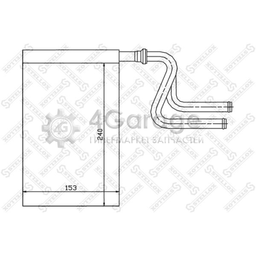 STELLOX 1035024SX Теплообменник отопление салона