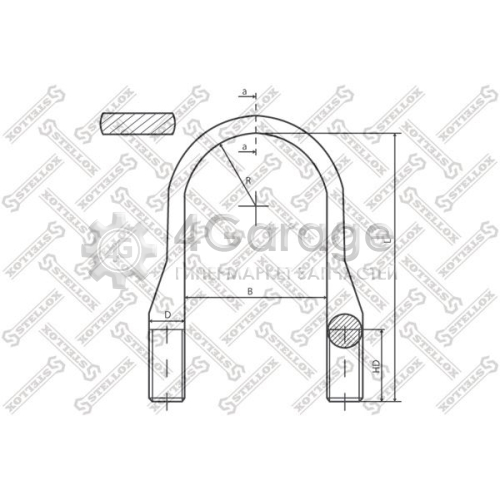 STELLOX 8464226SX Стремянка рессоры