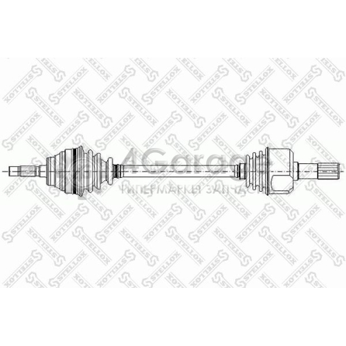 STELLOX 1581004SX Приводной вал