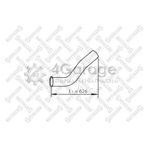 STELLOX 8203790SX Труба выхлопного газа