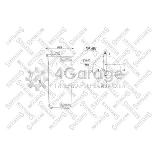 STELLOX 8400137SX Кожух пневматической рессоры