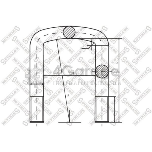 STELLOX 8464186SX Стремянка рессоры