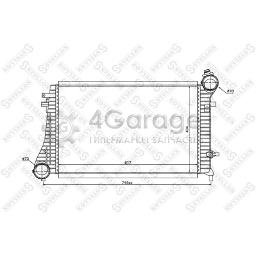 STELLOX 1040183SX Интеркулер