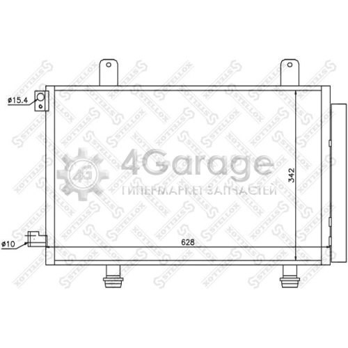 STELLOX 1045212SX Конденсатор кондиционер