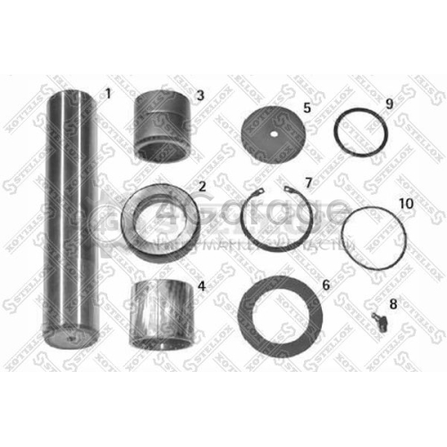 STELLOX 8416055SX Ремкомплект шкворень поворотного кулака