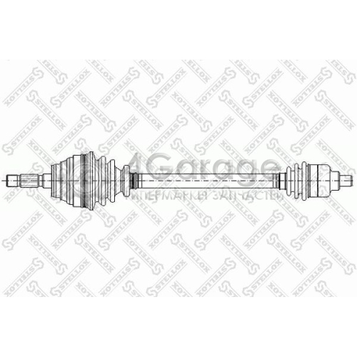 STELLOX 1581034SX Приводной вал