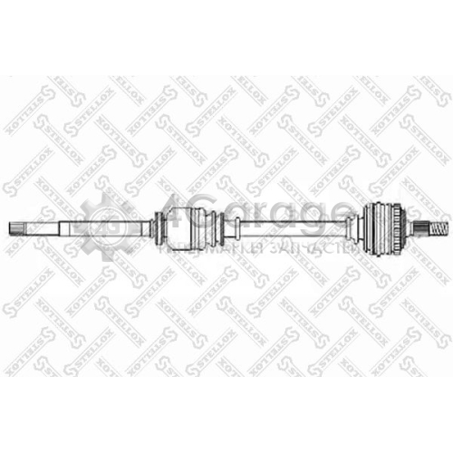 STELLOX 1581765SX Приводной вал