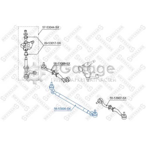 STELLOX 5553006SX Осевой шарнир рулевая тяга