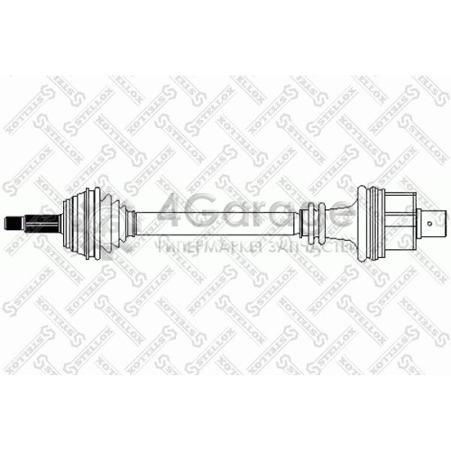 STELLOX 1581020SX Приводной вал