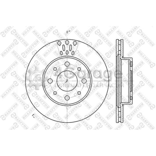 STELLOX 60202331VSX Тормозной диск