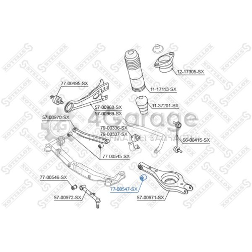 STELLOX 7700547SX Подвеска рычаг независимой подвески колеса