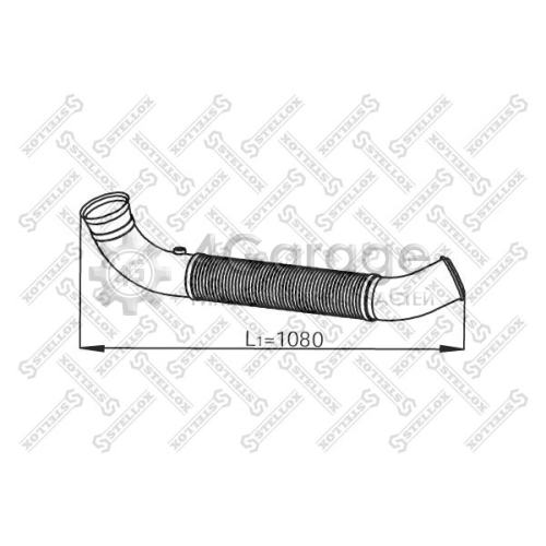 STELLOX 8203809SX Труба выхлопного газа