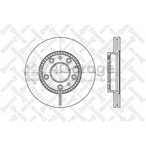 STELLOX 60203241VSX Тормозной диск