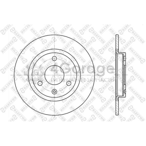 STELLOX 60209917SX Тормозной диск