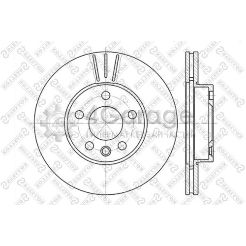 STELLOX 60202545VSX Тормозной диск