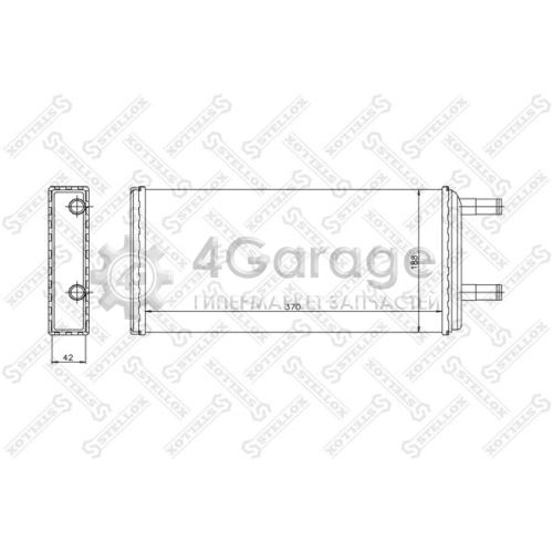 STELLOX 1035233SX Теплообменник отопление салона