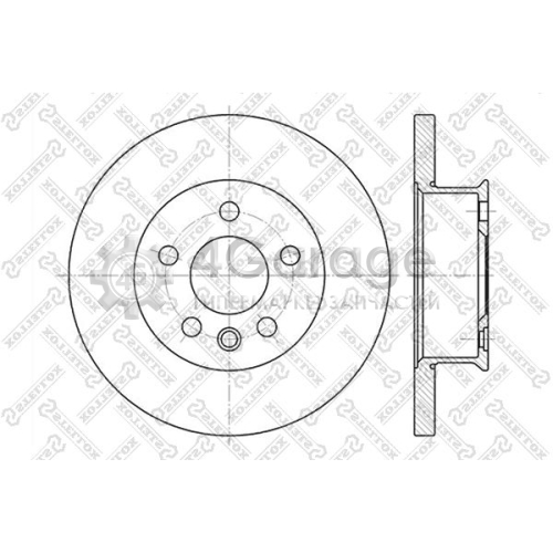 STELLOX 60204746SX Тормозной диск