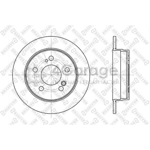 STELLOX 60203307SX Тормозной диск