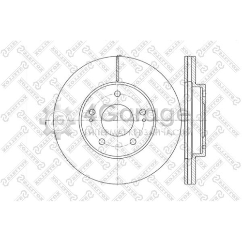 STELLOX 60203034VSX Тормозной диск