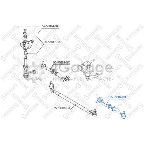 STELLOX 5553007SX Продольная рулевая тяга