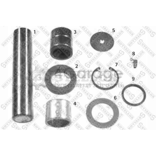 STELLOX 8416051SX Ремкомплект шкворень поворотного кулака