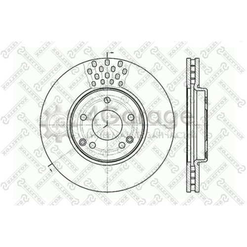 STELLOX 60203341VSX Тормозной диск