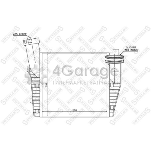 STELLOX 1040083SX Интеркулер