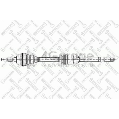 STELLOX 1581022SX Приводной вал