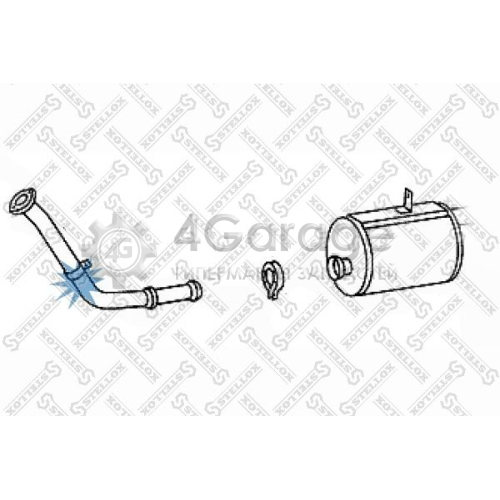 STELLOX 8203644SX Труба выхлопного газа