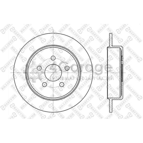 STELLOX 60209310SX Тормозной диск