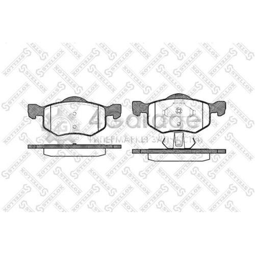 STELLOX 813000SX Комплект тормозных колодок дисковый тормоз