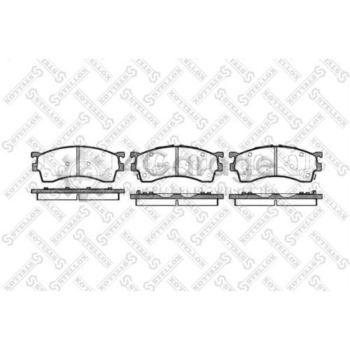 STELLOX 426012BSX Комплект тормозных колодок дисковый тормоз