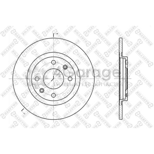 STELLOX 60209914SX Тормозной диск