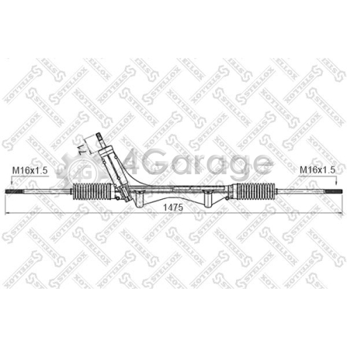 STELLOX 0035016SX Рулевой механизм