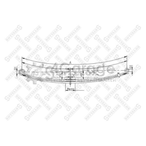 STELLOX 8457605SX Пружина ходовой части