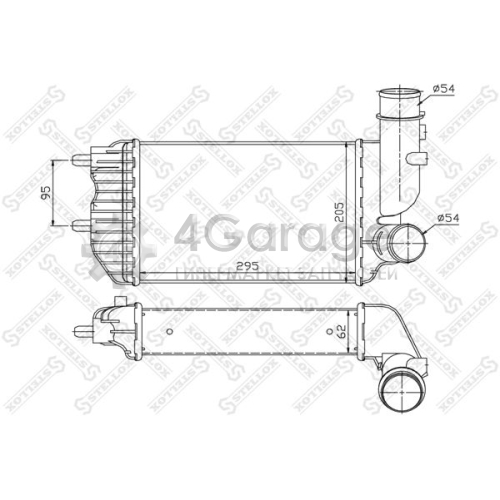 STELLOX 1040080SX Интеркулер