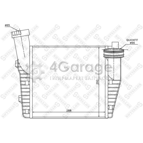 STELLOX 1040074SX Интеркулер