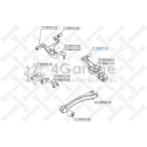 STELLOX 7700427SX Подвеска рычаг независимой подвески колеса