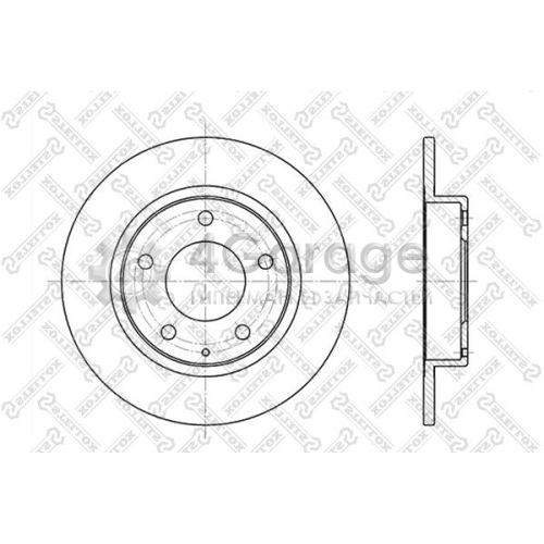 STELLOX 60203228SX Тормозной диск