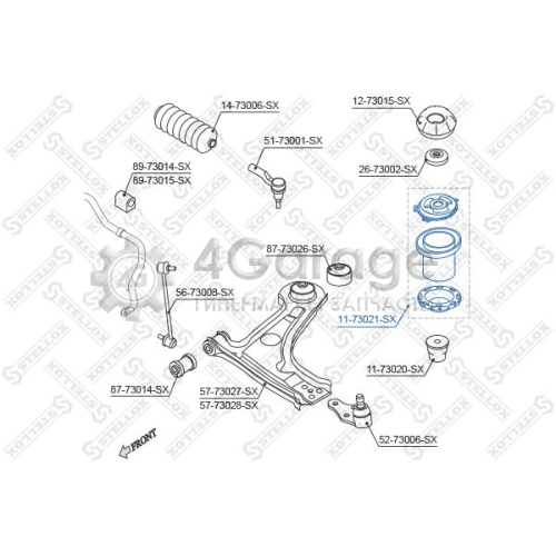 STELLOX 1173021SX Защитный колпак / пыльник амортизатор