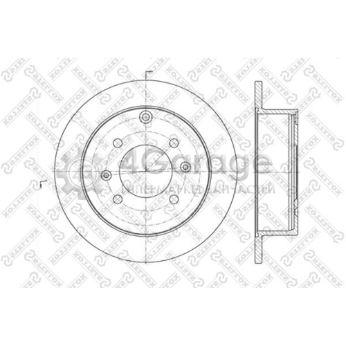 STELLOX 60203412SX Тормозной диск