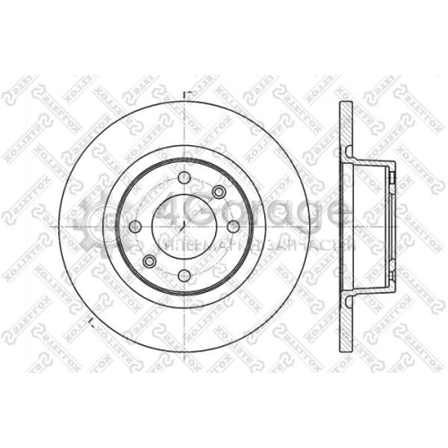 STELLOX 60201930SX Тормозной диск