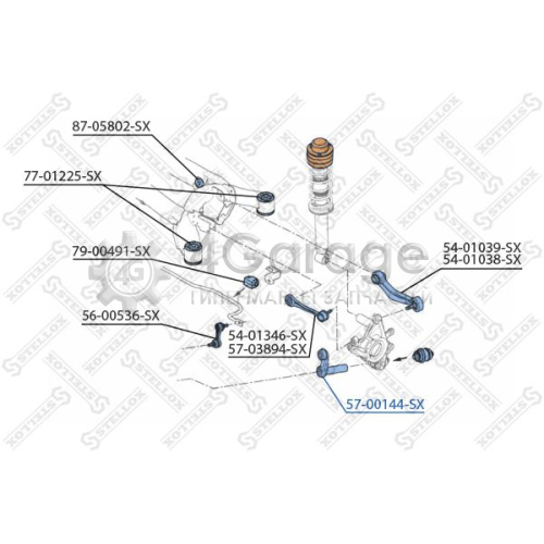 STELLOX 5700144SX Рычаг независимой подвески колеса подвеска колеса