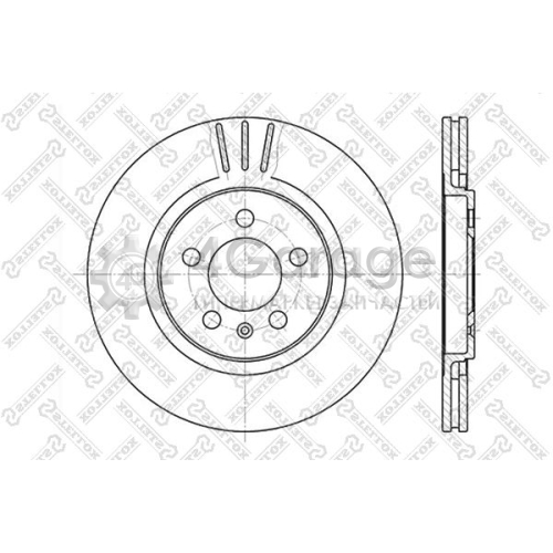 STELLOX 60204735VSX Тормозной диск